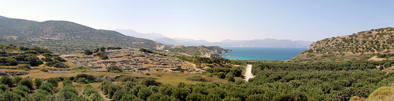 Panorama Gournia, Copyright Stefanie Möhrle Panorama Gournia, Copyright Stefanie Möhrle