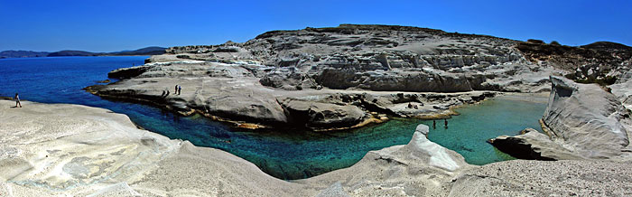 Badebucht Sarakiniko, Copyright Stefanie Möhrle