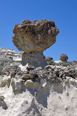 Pilzfelsen bei Sarakiniko, Copyright Stefanie Möhrle