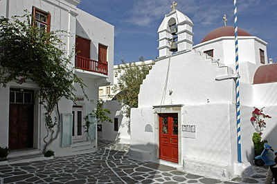 Kleine Kirche in Mykonos-Stadt, Copyright: Stefanie M&ouml;hrle