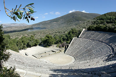 Epidauros - das Theater, Copyright Stefanie M&ouml;hrle