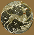 Mosaik im Museum von Jerash, Copyright Stefanie M&ouml;hrle