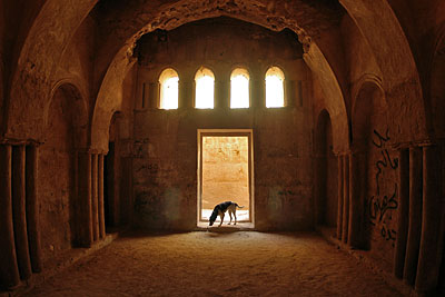 Obergeschoss von Qasr el-Kharaneh, Copyright Stefanie M&ouml;hrle