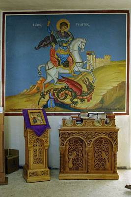 Georgskirche in Madaba, Copyright Stefanie M&ouml;hrle