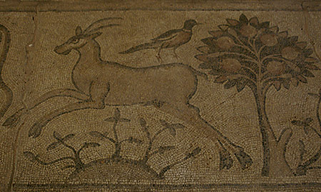 Mosaik in der Karawanserei, Copyright Stefanie M&ouml;hrle