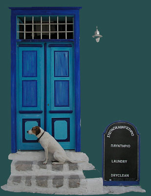 Lucy auf Hydra, Copyright Stefanie M&ouml;hrle